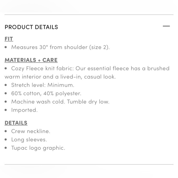 Torrid TUPAC sweatshirt. Size 22/24 - Picture 3 of 4